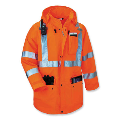 Glowear 8385 Class 3 Hi-vis 4-in-1 Jacket, Medium, Orange, Ships In 1-3 Business Days