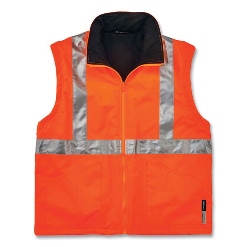Glowear 8385 Class 3 Hi-vis 4-in-1 Jacket, 2x-large, Orange, Ships In 1-3 Business Days