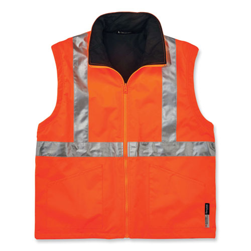 Glowear 8385 Class 3 Hi-vis 4-in-1 Jacket, 3x-large, Orange, Ships In 1-3 Business Days