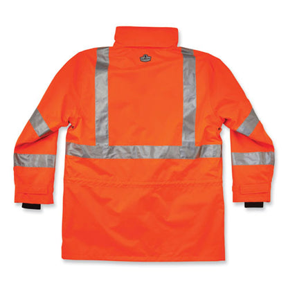 Glowear 8385 Class 3 Hi-vis 4-in-1 Jacket, 5x-large, Orange, Ships In 1-3 Business Days