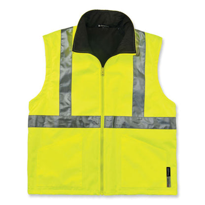 Glowear 8385 Class 3 Hi-vis 4-in-1 Jacket, Small, Lime, Ships In 1-3 Business Days