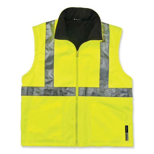 Glowear 8385 Class 3 Hi-vis 4-in-1 Jacket, Medium, Lime, Ships In 1-3 Business Days