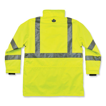 Glowear 8385 Class 3 Hi-vis 4-in-1 Jacket, 2x-large, Lime, Ships In 1-3 Business Days