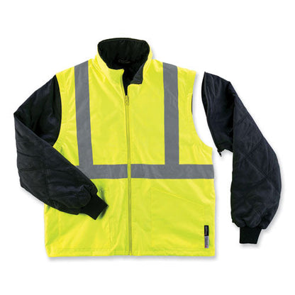 Glowear 8385 Class 3 Hi-vis 4-in-1 Jacket, 2x-large, Lime, Ships In 1-3 Business Days