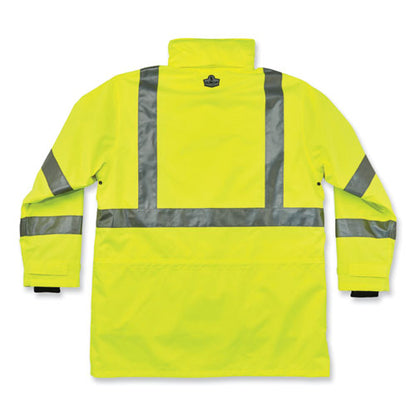 Glowear 8385 Class 3 Hi-vis 4-in-1 Jacket, 4x-large, Lime, Ships In 1-3 Business Days