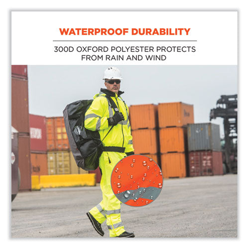 Glowear 8915 Class E Hi-vis Rain Pants, Small, Orange, Ships In 1-3 Business Days