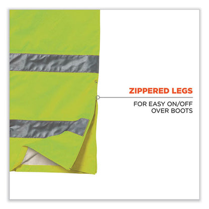 Glowear 8915 Class E Hi-vis Rain Pants, Medium, Lime, Ships In 1-3 Business Days