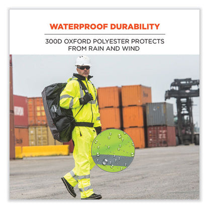 Glowear 8915 Class E Hi-vis Rain Pants, X-large, Lime, Ships In 1-3 Business Days