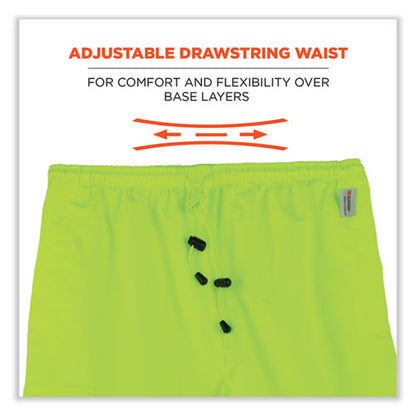 Glowear 8915 Class E Hi-vis Rain Pants, X-large, Lime, Ships In 1-3 Business Days