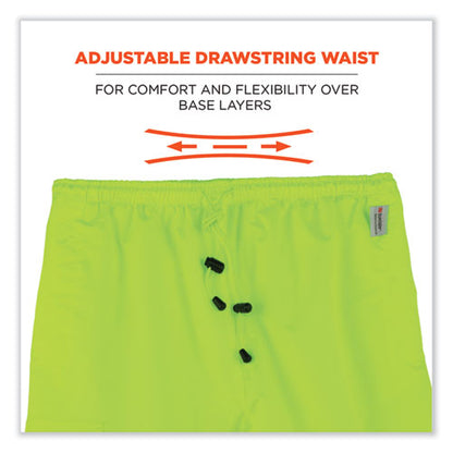 Glowear 8915 Class E Hi-vis Rain Pants, 4x-large, Lime, Ships In 1-3 Business Days