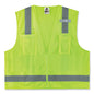 Glowear 8249z-s Single Size Class 2 Economy Surveyors Zipper Vest, Polyester, X-small, Lime, Ships In 1-3 Business Days