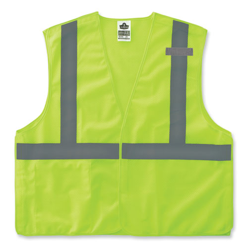 Glowear 8215ba-s Single Size Class 2 Economy Breakaway Mesh Vest, Polyester, Small, Lime, Ships In 1-3 Business Days