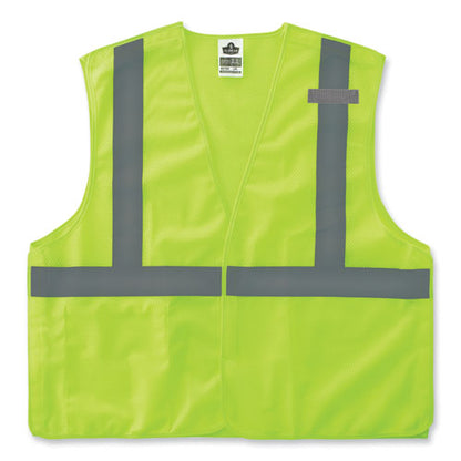 Glowear 8215ba-s Single Size Class 2 Economy Breakaway Mesh Vest, Polyester, 4x-large, Lime, Ships In 1-3 Business Days