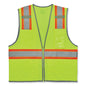 Glowear 8246z-s Single Size Class 2 Two-tone Mesh Vest, Polyester, 5x-large, Lime, Ships In 1-3 Business Days