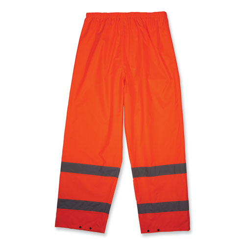 Glowear 8916 Class E Lightweight Hi-vis Rain Pants, Small, Orange, Ships In 1-3 Business Days