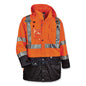 Glowear 8386 Class 3 Hi-vis Outer Shell Jacket, Polyester, 5x-large, Orange, Ships In 1-3 Business Days