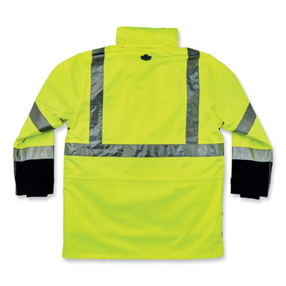 Glowear 8388 Class 3/2 Hi-vis Thermal Jacket Kit, X-large, Lime, Ships In 1-3 Business Days