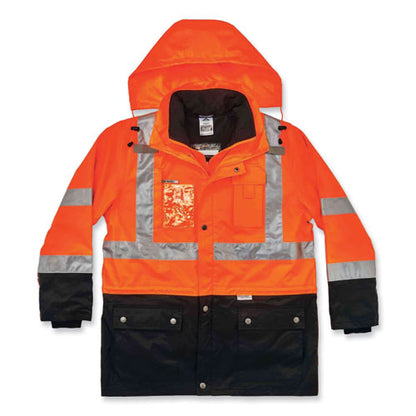 Glowear 8388 Class 3/2 Hi-vis Thermal Jacket Kit, Medium, Orange, Ships In 1-3 Business Days