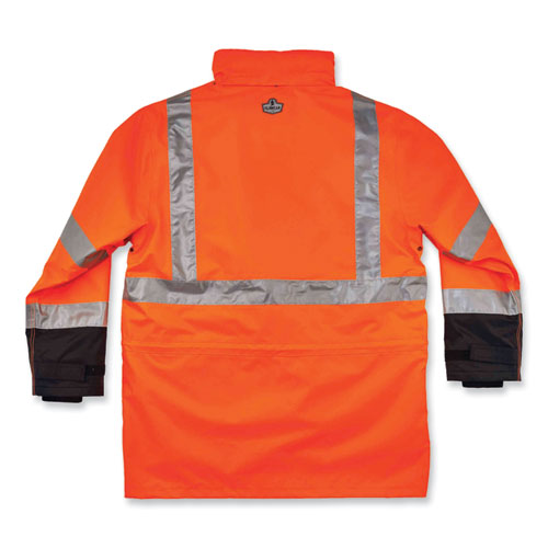 Glowear 8388 Class 3/2 Hi-vis Thermal Jacket Kit, X-large, Orange, Ships In 1-3 Business Days
