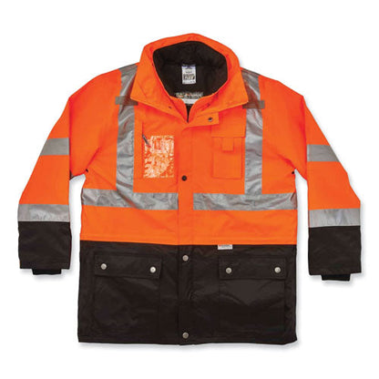 Glowear 8388 Class 3/2 Hi-vis Thermal Jacket Kit, 2x-large, Orange, Ships In 1-3 Business Days