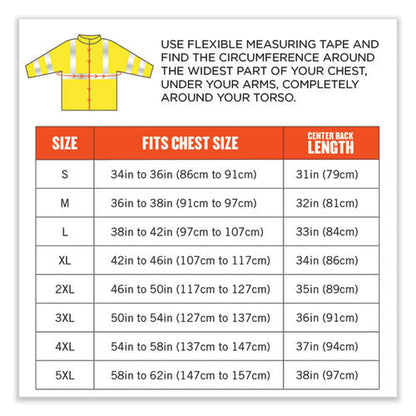 Glowear 8384 Class 3 Hi-vis Quilted Thermal Parka, Large, Lime, Ships In 1-3 Business Days