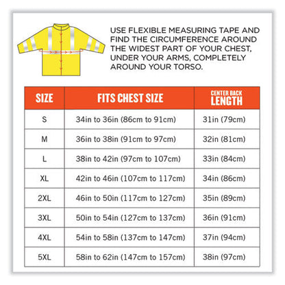 Glowear 8384 Class 3 Hi-vis Quilted Thermal Parka, 5x-large, Lime, Ships In 1-3 Business Days