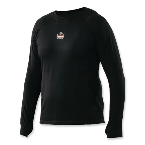 N-ferno 6435 Midweight Long Sleeve Base Layer Shirt, Large, Black, Ships In 1-3 Business Days