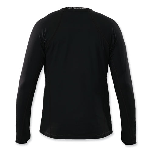 N-ferno 6435 Midweight Long Sleeve Base Layer Shirt, Large, Black, Ships In 1-3 Business Days