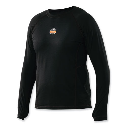 N-ferno 6435 Midweight Long Sleeve Base Layer Shirt, X-large, Black, Ships In 1-3 Business Days