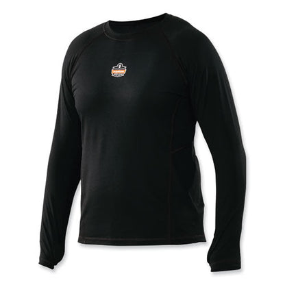 N-ferno 6435 Midweight Long Sleeve Base Layer Shirt, X-large, Black, Ships In 1-3 Business Days