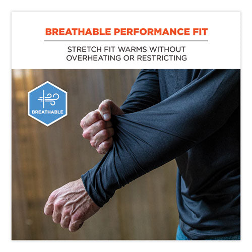 N-ferno 6435 Midweight Long Sleeve Base Layer Shirt, X-large, Black, Ships In 1-3 Business Days