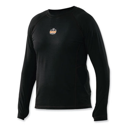 N-ferno 6435 Midweight Long Sleeve Base Layer Shirt, 2x-large, Black, Ships In 1-3 Business Days