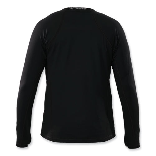 N-ferno 6435 Midweight Long Sleeve Base Layer Shirt, 2x-large, Black, Ships In 1-3 Business Days