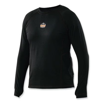 N-ferno 6435 Midweight Long Sleeve Base Layer Shirt, 3x-large, Black, Ships In 1-3 Business Days