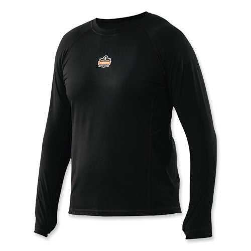 N-ferno 6435 Midweight Long Sleeve Base Layer Shirt, 3x-large, Black, Ships In 1-3 Business Days