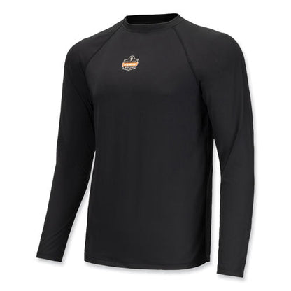 N-ferno 6436 Long Sleeve Lightweight Base Layer Shirt, X-large, Black, Ships In 1-3 Business Days