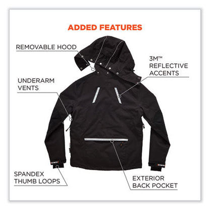 N-ferno 6466 Thermal Jacket With 500d Nylon Shell, Medium, Black, Ships In 1-3 Business Days