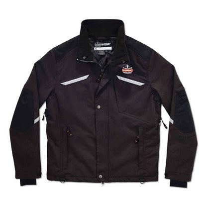 N-ferno 6466 Thermal Jacket With 500d Nylon Shell, 3x-large, Black, Ships In 1-3 Business Days