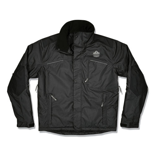 N-ferno 6467 Winter Work Jacket With 300d Polyester Shell, Small, Black, Ships In 1-3 Business Days