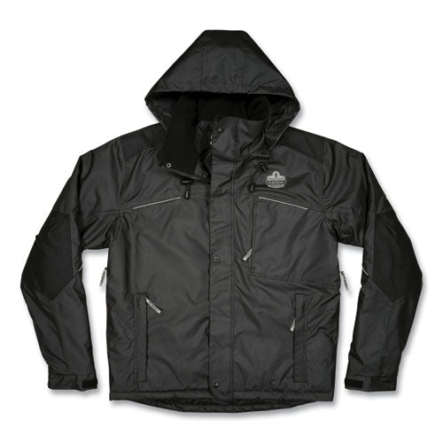 N-ferno 6467 Winter Work Jacket With 300d Polyester Shell, Small, Black, Ships In 1-3 Business Days
