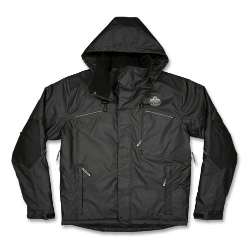 N-ferno 6467 Winter Work Jacket With 300d Polyester Shell, X-large, Black, Ships In 1-3 Business Days