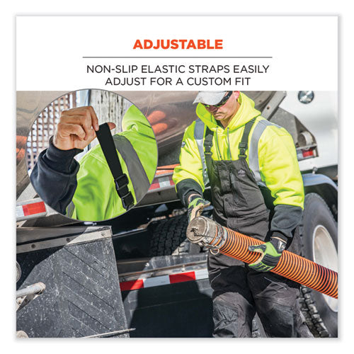 N-ferno 6472 Thermal Bib With 300d Oxford Shell, 4x-large, Black, Ships In 1-3 Business Days