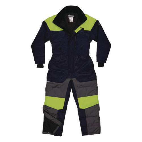 N-ferno 6475 Insulated Freezer Coverall, 5x-large, Navy, Ships In 1-3 Business Days