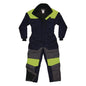 N-ferno 6475 Insulated Freezer Coverall, 5x-large, Navy, Ships In 1-3 Business Days