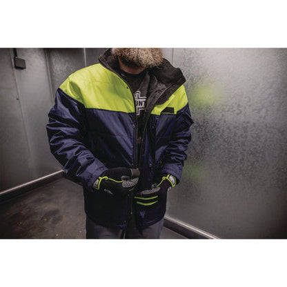 N-ferno 6476 Insulated Freezer Jacket, 2x-large, Navy, Ships In 1-3 Business Days