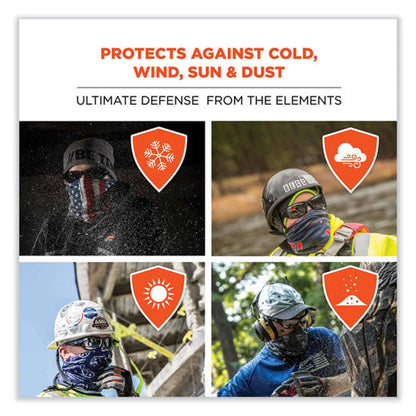 N-ferno 6491 Reversible Thermal Fleece + Poly Multi-band, One Size Fits Most, Lime, Ships In 1-3 Business Days