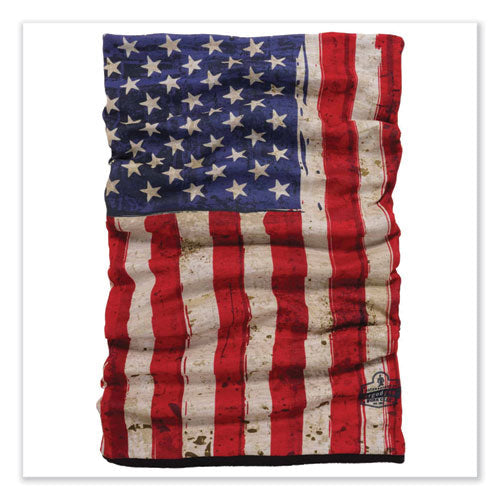 N-ferno 6491 Reversible Thermal Fleece + Poly Multi-band, One Size Fits Most, American Flag, Ships In 1-3 Business Days
