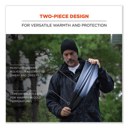 N-ferno 6492 2-piece Thermal Fleece + Poly Multi-band, One Size Fits Most, Light Gray Fade, Ships In 1-3 Business Days