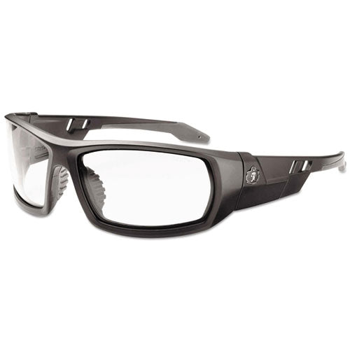 Skullerz Odin Safety Glasses, Matte Black Frame/clear Lens, Nylon/polycarb, Ships In 1-3 Business Days