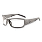 Skullerz Thor Safety Glasses, Matte Gray Nylon Impact Frame, Clear Polycarbonate Lens, Ships In 1-3 Business Days